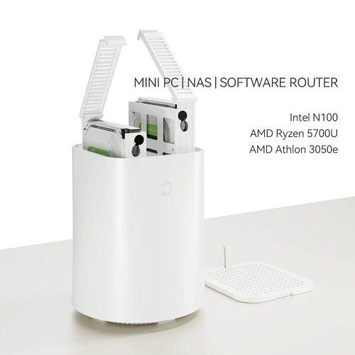 AMD Ryzen7 5825U Dual Ethernet NAS Mini PC China Manufacturers